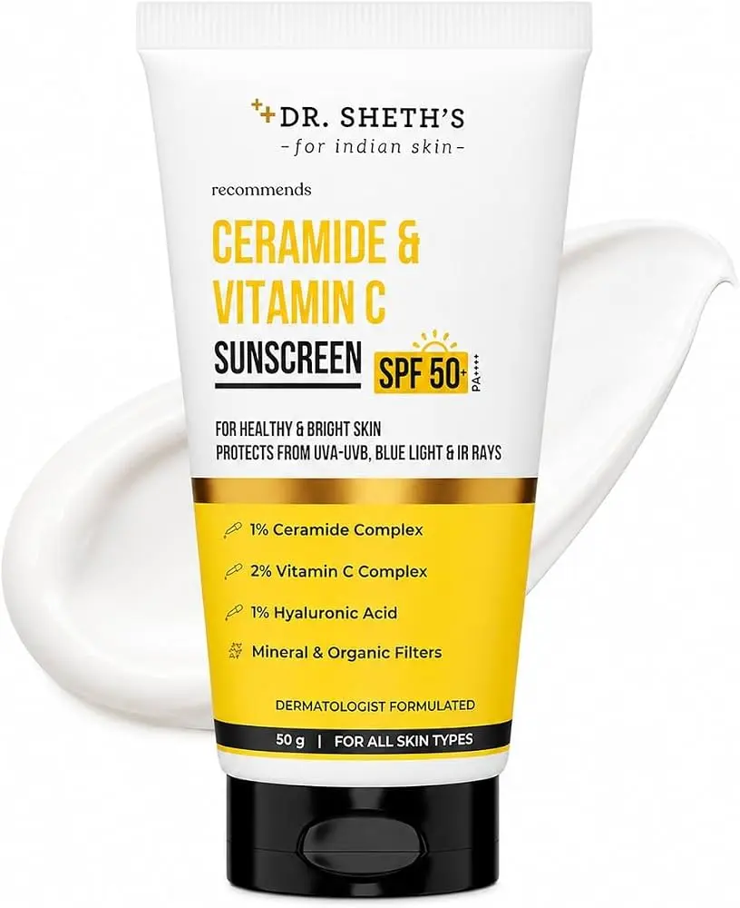 Dr Sheths Ceramide and Vitamin C Sunscreen tube