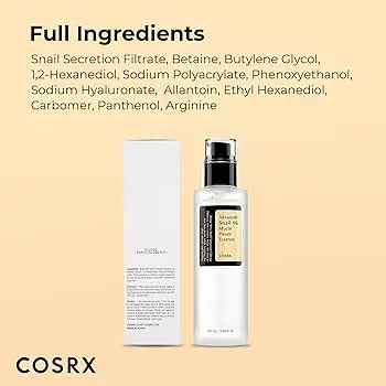 COSRX advanced snail 96 mucin power essence full ingredients list breakdown
