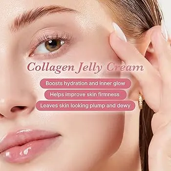 Medicube Collagen Jelly Cream Before and After Glow