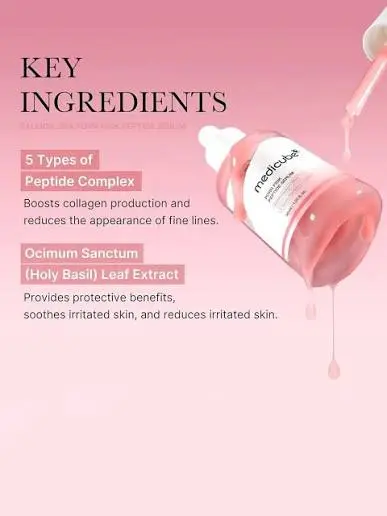 Medicube PDRN Pink Peptide Serum key ingredients list