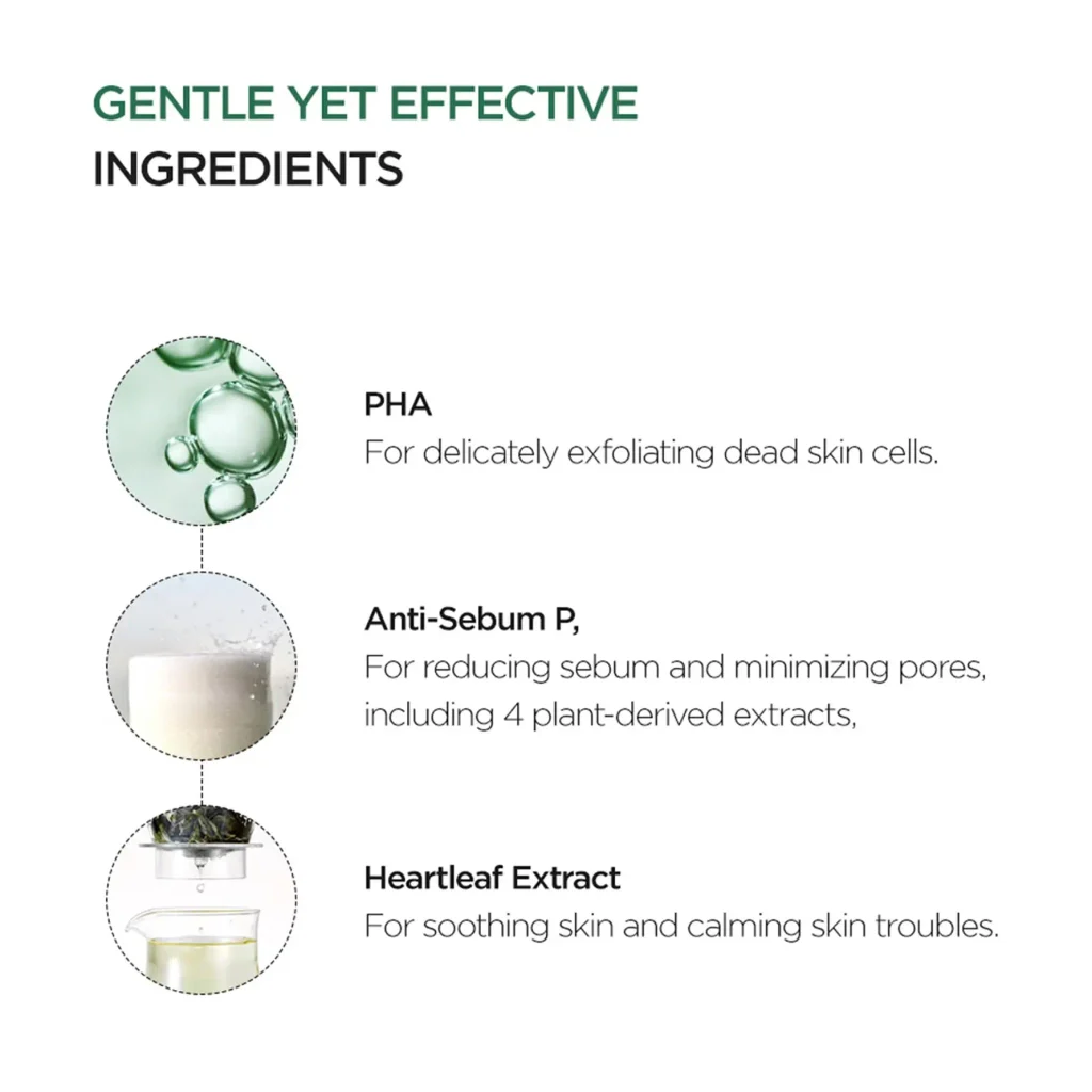 Anua Heartleaf 77 Soothing Toner Ingredients List PHA and Anti Sebum P