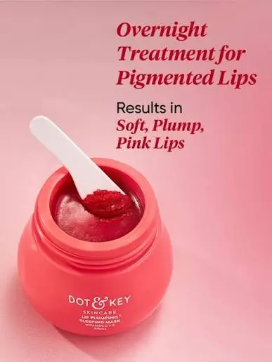 Dot & key lip plumping sleeping Mask for pigmented lips review